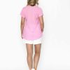 Women Orientique Tops | Kayla Solid Cotton Blouse Pink