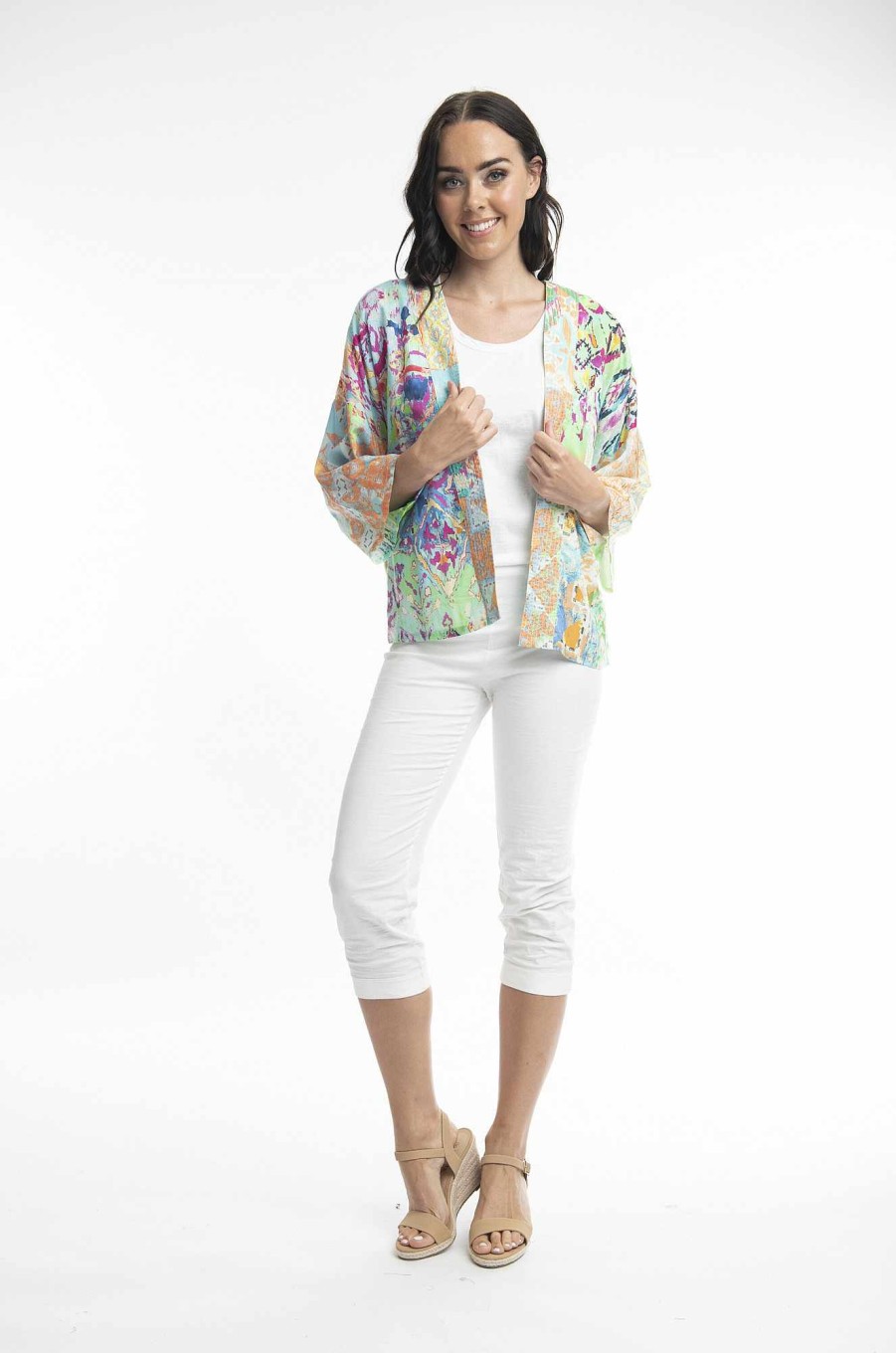 Women Orientique Tops | Digital New Kimono Mix 3